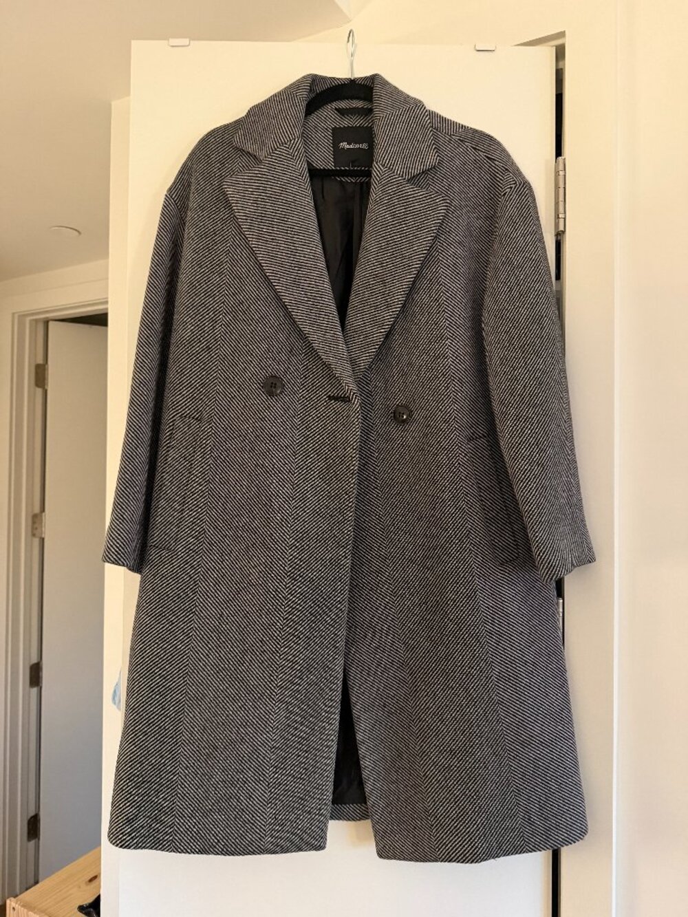 Madewell women's wool coat